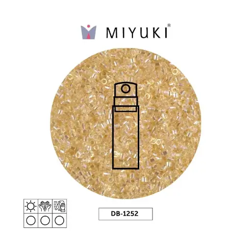 [05372] Miyuki delica 11/0 DB1252 claro beige lusterr x 10g