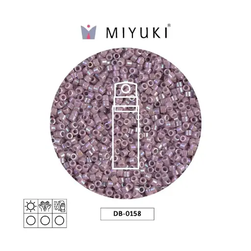 [02206] Miyuki delica 11/0 DB0158 opaco mauve AB x 10g