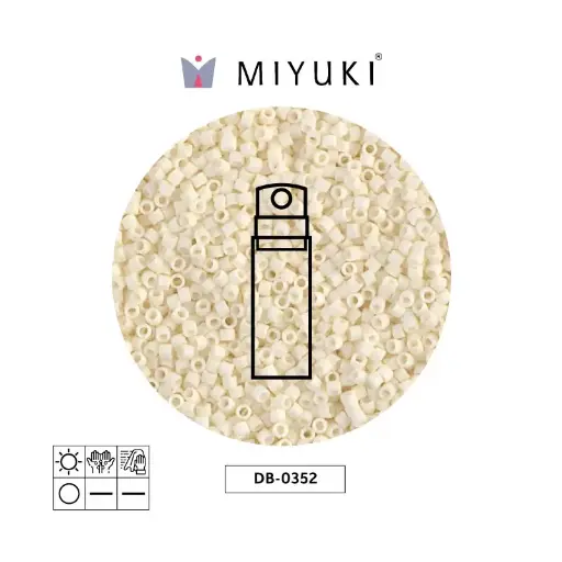 [00849] Miyuki delica 11/0 DB0352 mate crema x 10gr
