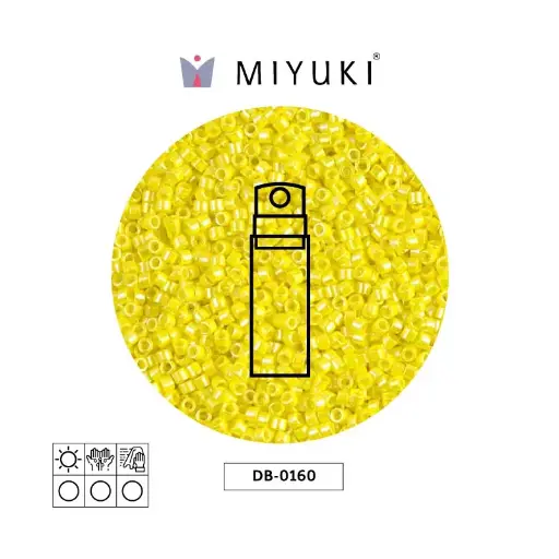 [01345] Miyuki delica 11/0 DB0160 opaco amarillo AB x 10g