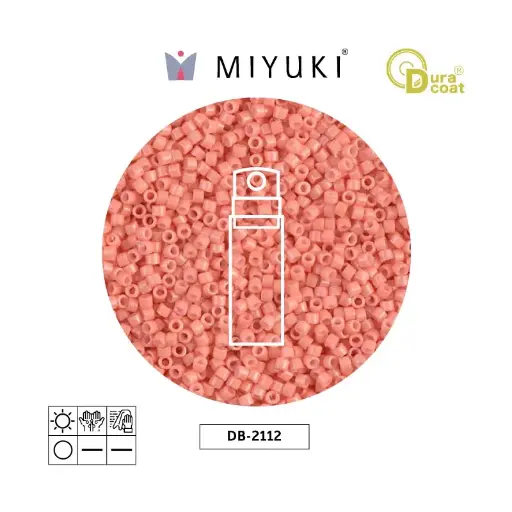 [07443] Miyuki delica 11/0 DB2112 opaco salmon x 10gr
