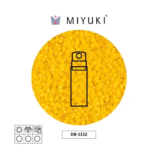 Miyuki delica 11/0 DB1132 opaco canary x 10g
