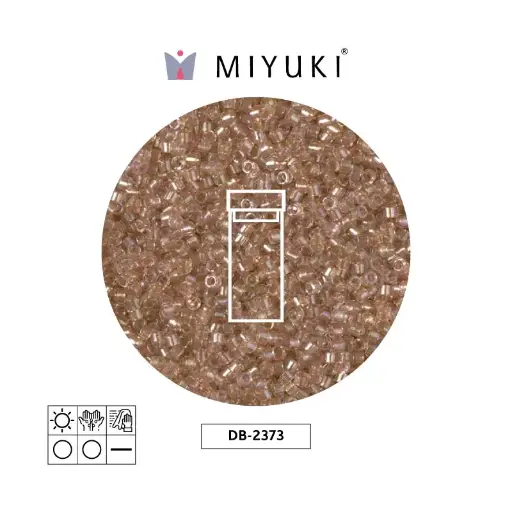 [07256] Miyuki delica 11/0 DB2373 color forrado blush x 3g
