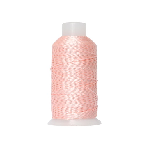 Hilo poliester metalizado 15 hilos L168 rosado x rollo 150m
