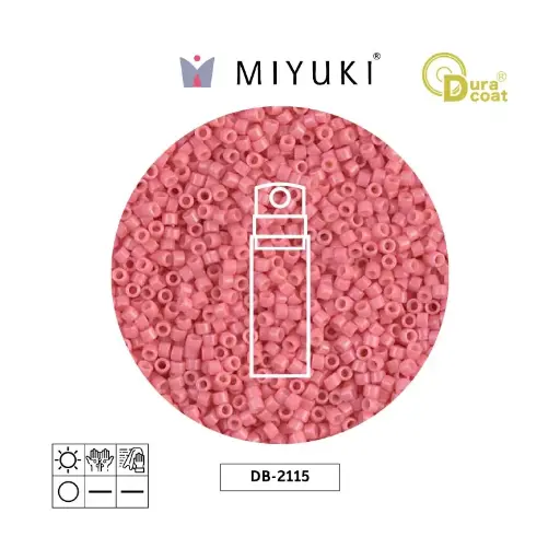 [00957] Miyuki delica 11/0 DB2115 opaco guava x 10gr