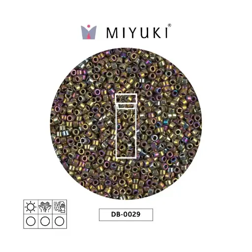 [00670] Miyuki delica 11/0 DB0029 metalizado med bronce AB x 2G