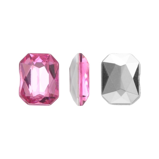 [03597] Acrilico K1012 octagon con cono 6x8mm rose 8 x und