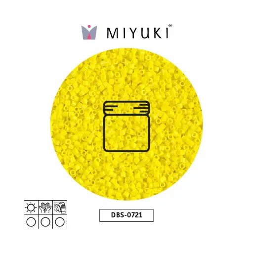 [03938] Miyuki delica 15/0 DBS0721 opaco amarillo x 5g
