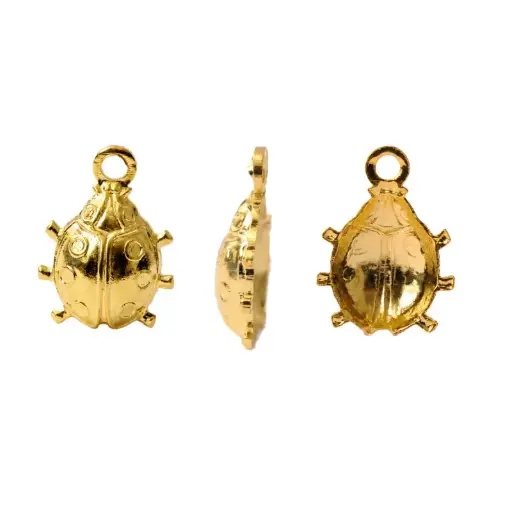 [05433] Dije escarabajo 10.7 mm PA05277/golfi x par