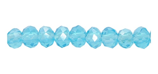 [05456] Murano rondela facetada 2mm aquamarine 09AB x 146unds