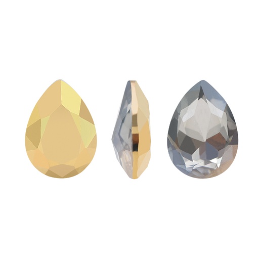 [08302] 4320CH pera 7x10mm 001DO dorado x und