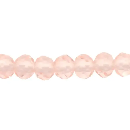 [05457] Murano rondela facetada 2mm rosaline 38 x aprox 147unds