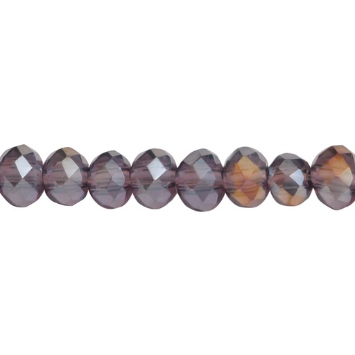 [04449] Murano rondela facetada 2mm violet 20AB x aprox 136unds