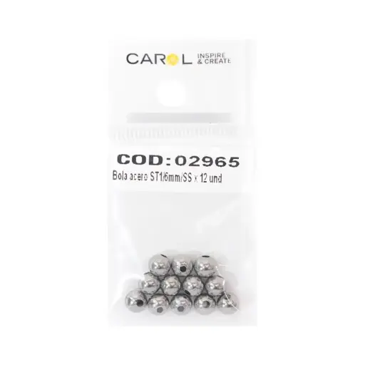 Balin acero ST1/6mm/SS x 12 und