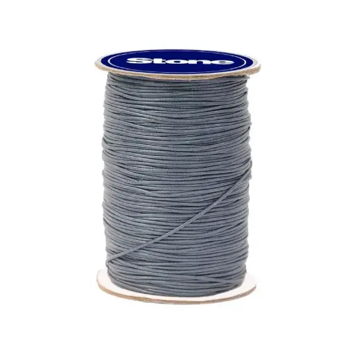[09160] Cordon vibora 1mm 167 gris x rollo 155m