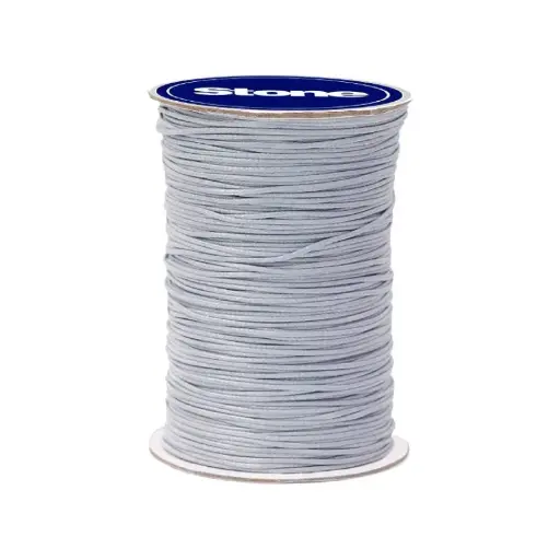 [08490] Cordon vibora 1mm 128 gris x rollo 160m