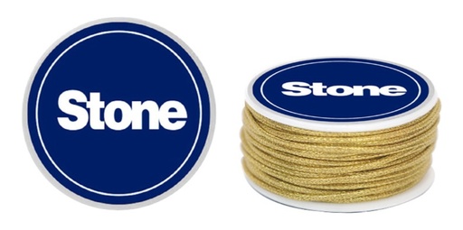 [02986] Cordon vibora 1mm dorado x 8m