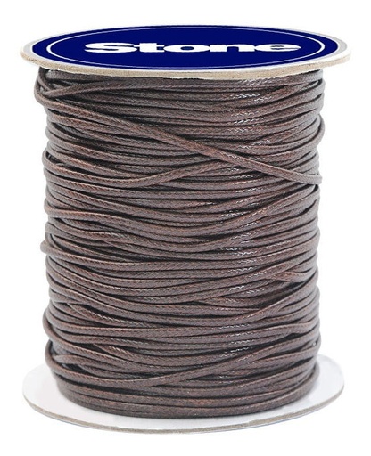 [04494] Cordon vibora 2mm 112 cafe x rollo 80m