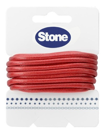 [06702] Cordon vibora 2mm rojo x 3m