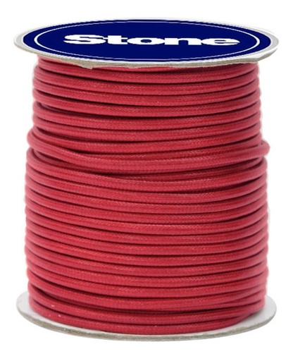 [03067] Cordon vibora 3mm 133 rojo x 40m