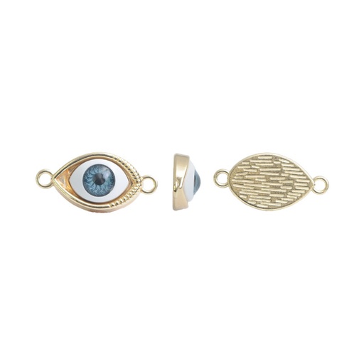 [00235] Ojo de fatima 30x15mm gris x und