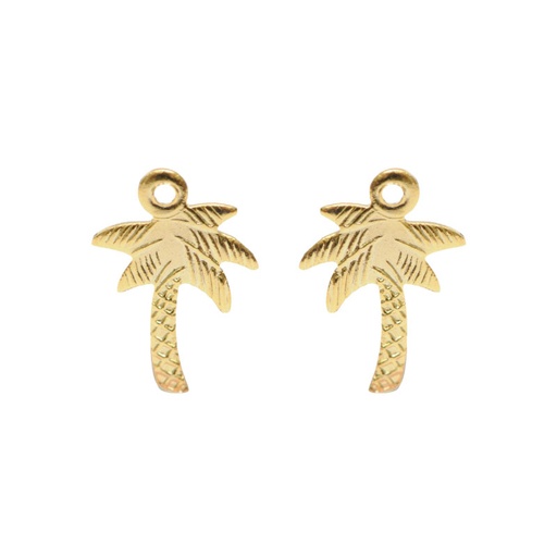 [04157] Dije palma con ojal 11.5 x 7.5mm HS2964/golfi x par