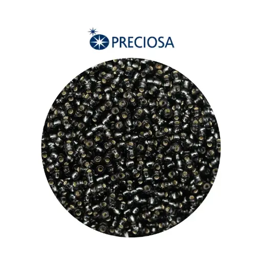 [08396] Mostacilla checa preciosa 2mm 47010 gris brillante x 500g