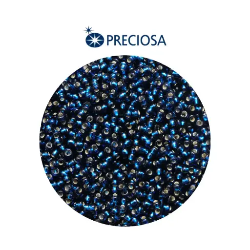 [32214] Mostacilla checa preciosa 10/0 2mm 67100 petroleo brillante x 500g