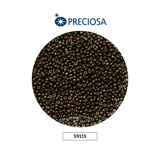 [12193] Mostacilla checa preciosa 10/0 59155 irizado x 500g