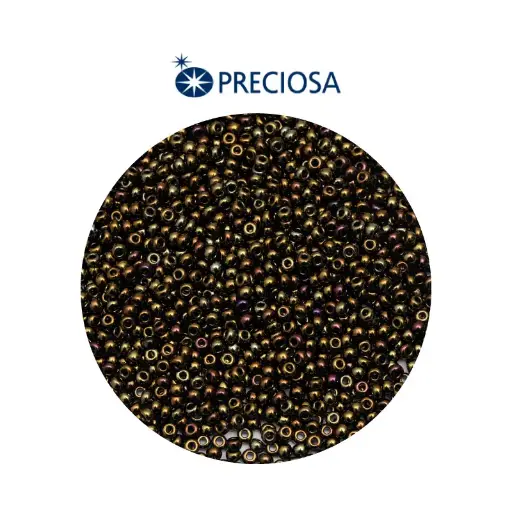 [12193] Mostacilla checa preciosa 2mm 59155 irizado x 500g