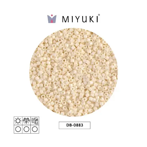 [02265] Miyuki delica 11/0 DB0883 mate opaco crema AB x 50g