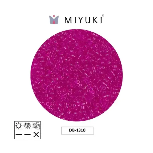 [18029] Miyuki delica 11/0 DB1310 transparente fucsia x 50gr