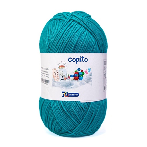 Madeja hilo copito 100% acrilico verde 70 x 100g