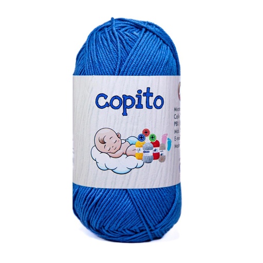 Madeja hilo copito 100% acrilico azul rey 7197 x 100g