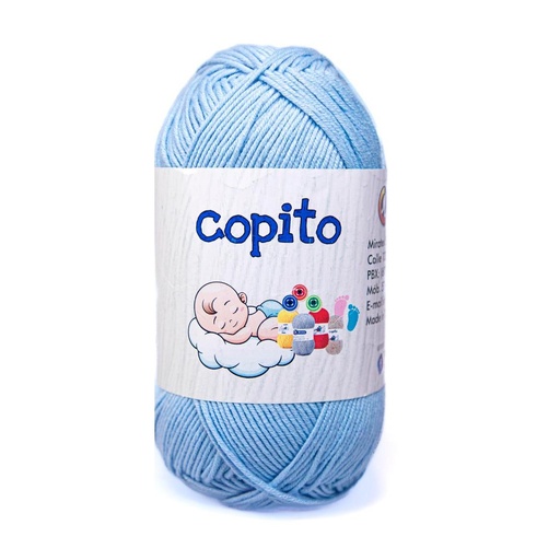Madeja hilo copito 100% acrilico azul cielo 146 x 100g