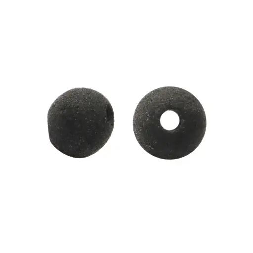 [12288] Bola neopreno lisa 6mm negro x 12 unds