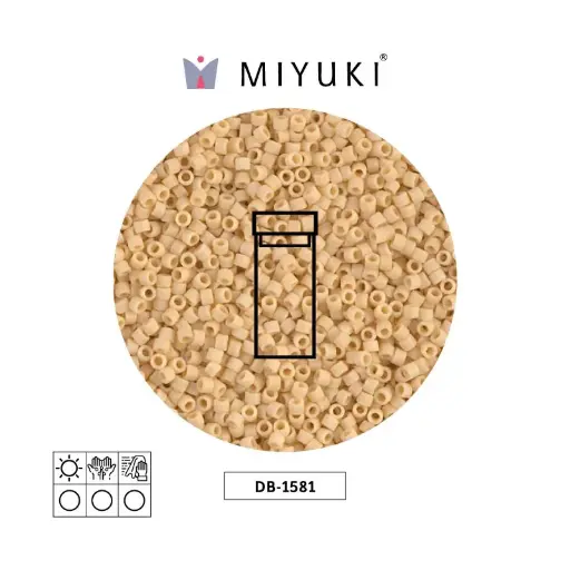 [19856] Miyuki delica 11/0 DB1581 mate opaco crema x 3g
