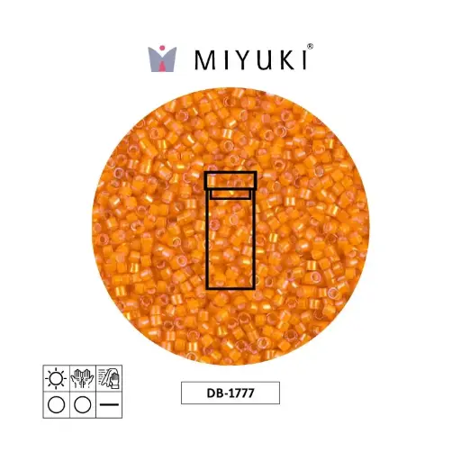 [18252] Miyuki delica 11/0 DB1777 forrado naranja AB x 3g