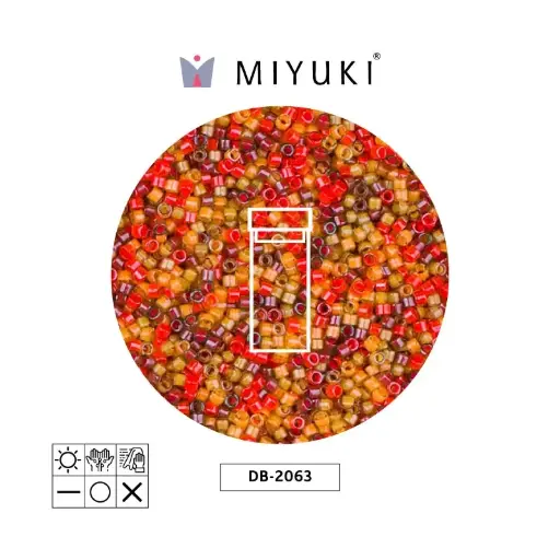 [11853] Miyuki delica 11/0 DB2063 luminous color mix x 3g