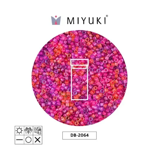 [20436] Miyuki delica 11/0 DB2064 luminous color mix x 3g