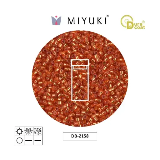 [20754] Miyuki delica 11/0 DB2158 durac silv clemen x 3gr
