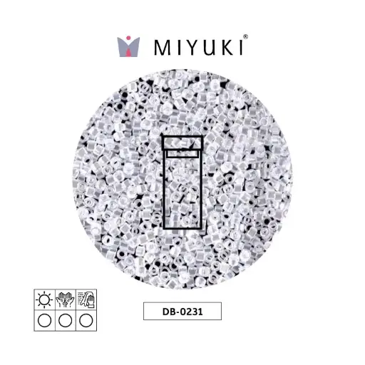 [25210] Miyuki delica 11/0 DB0231 cristal Ceylon perlado x 3g