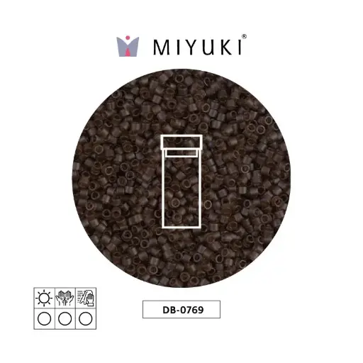 [23546] Miyuki delica 11/0 DB0769 mate transparente taupe x 3g