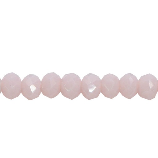 [19046] Murano rondela facetada 2mm light peach x 140unds