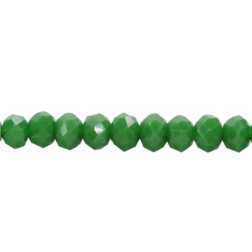 [12191] Murano rondela facetada 3mm olivine mate 102 x 110und