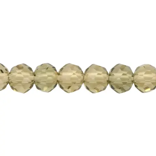 [00735] Murano rondela facetada 4mm black diamond 23 x 110unds