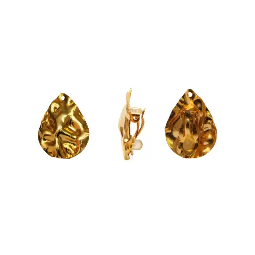 [18071] Aretes gota clip omega 10x25mm/Golfi x par
