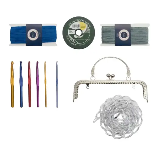 [26347] Kit Bolso en Crochet