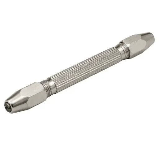 [17574] Pin Vise. 2 Reversible Chucks. Range 0 To 3mm. Total Length: 4-1/2 VIS-021
