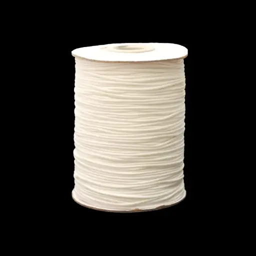 [21500] Cordon vibora 1mm 125 blanco x rollo 155m